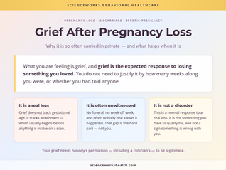Grief After Pregnancy Loss: Why It Is Often Grieved Alone, and How Therapy Helps