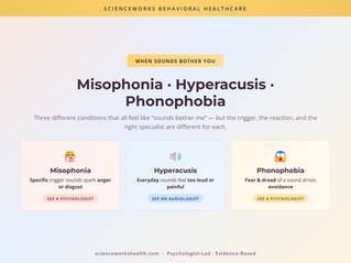 Misophonia vs. Hyperacusis vs. Phonophobia: How to Tell Sound Sensitivities Apart