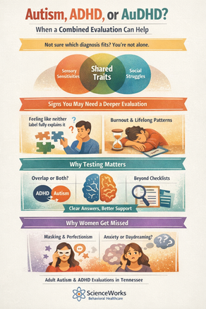 Autism, ADHD, or AuDHD? When a Combined Evaluation Can Save You Years of Guessing