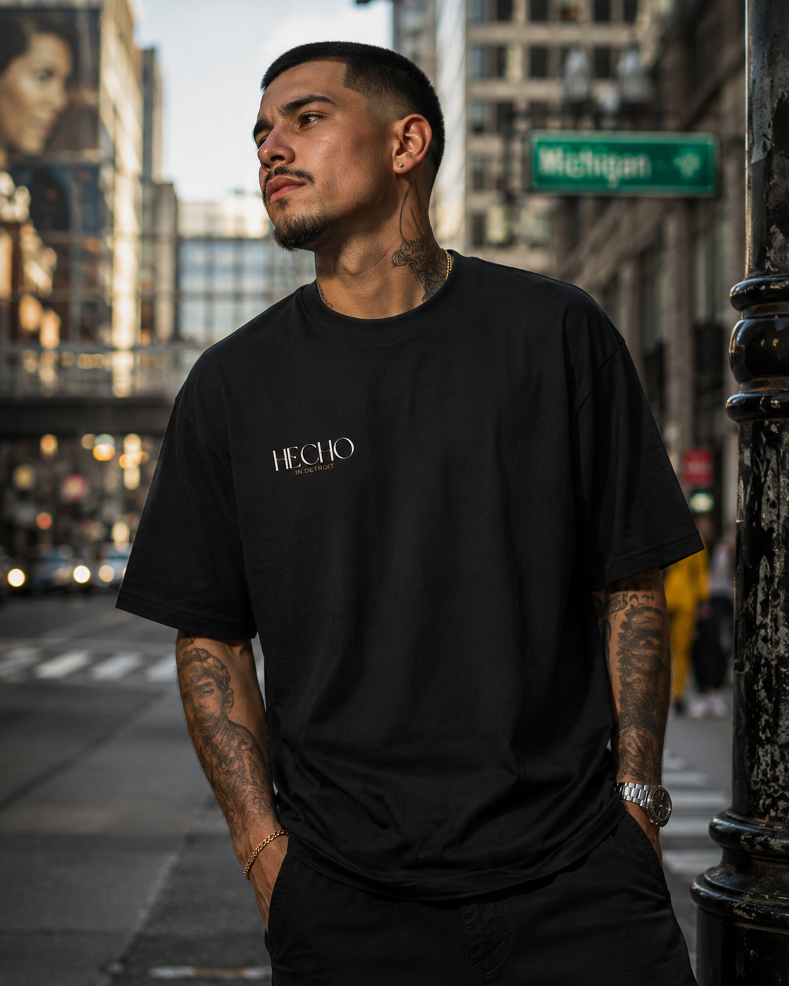 HECHO IN DETROIT® Men's Box Tee