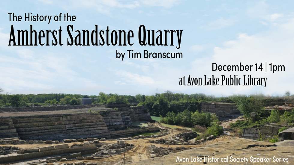 Library Speaker Series: The History of the Amherst Sandstone Quarry