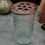 Thumbnail: Textured Flower Frog with optional jar-Bronze and Blue with optional facetted jar