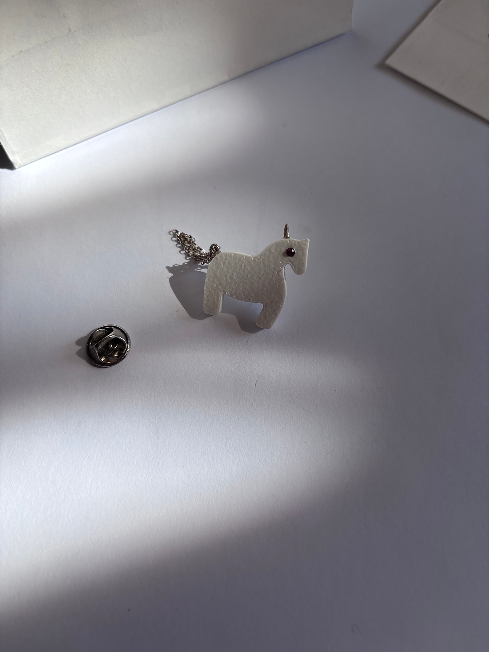 Thumbnail: Plastic brooch  "Little Horse"