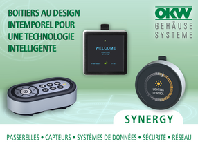 DÉCOUVREZ SYNERGY : LA SÉRIE DE BOITIERS DE CONCEPTION MODERNE D'OKW.