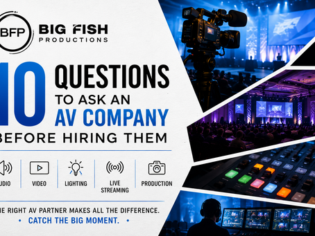10 Questions to Ask an AV Production Company Before Hiring Them