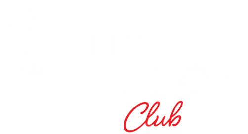 Iron Legion Club logo, with a dumbbell in a vertical position representing the I. 