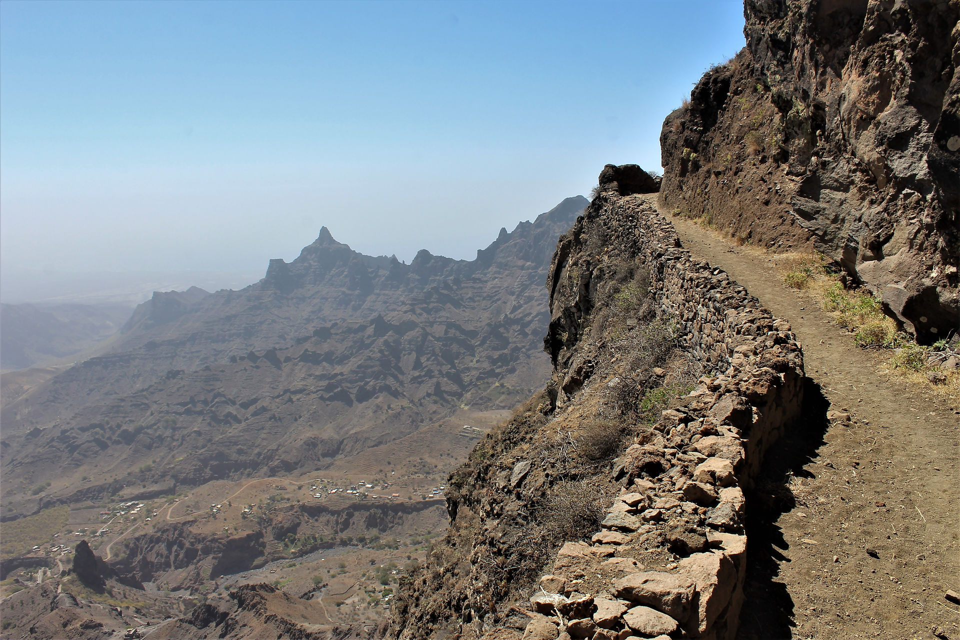 Vista de Bordeira de Norte Cabo Verde
