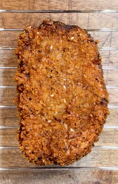 Crispy panko-breaded pork