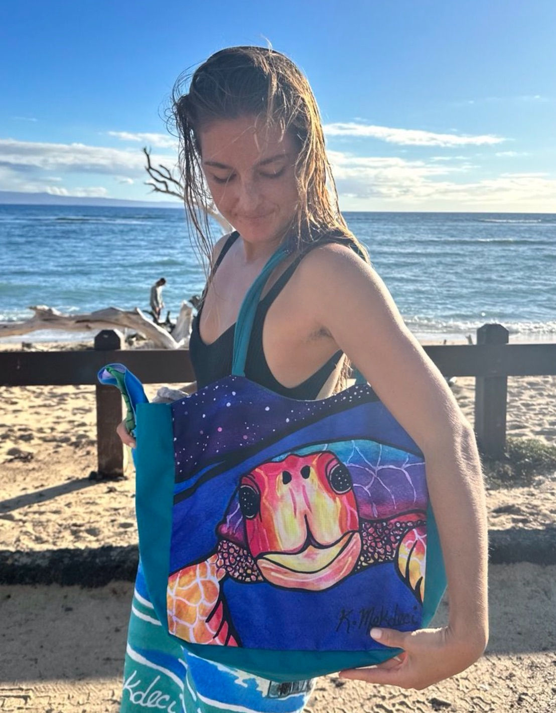 Night Time Honu Tote