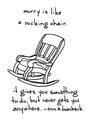 Worry is like...