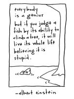 Everybody is a genius ...