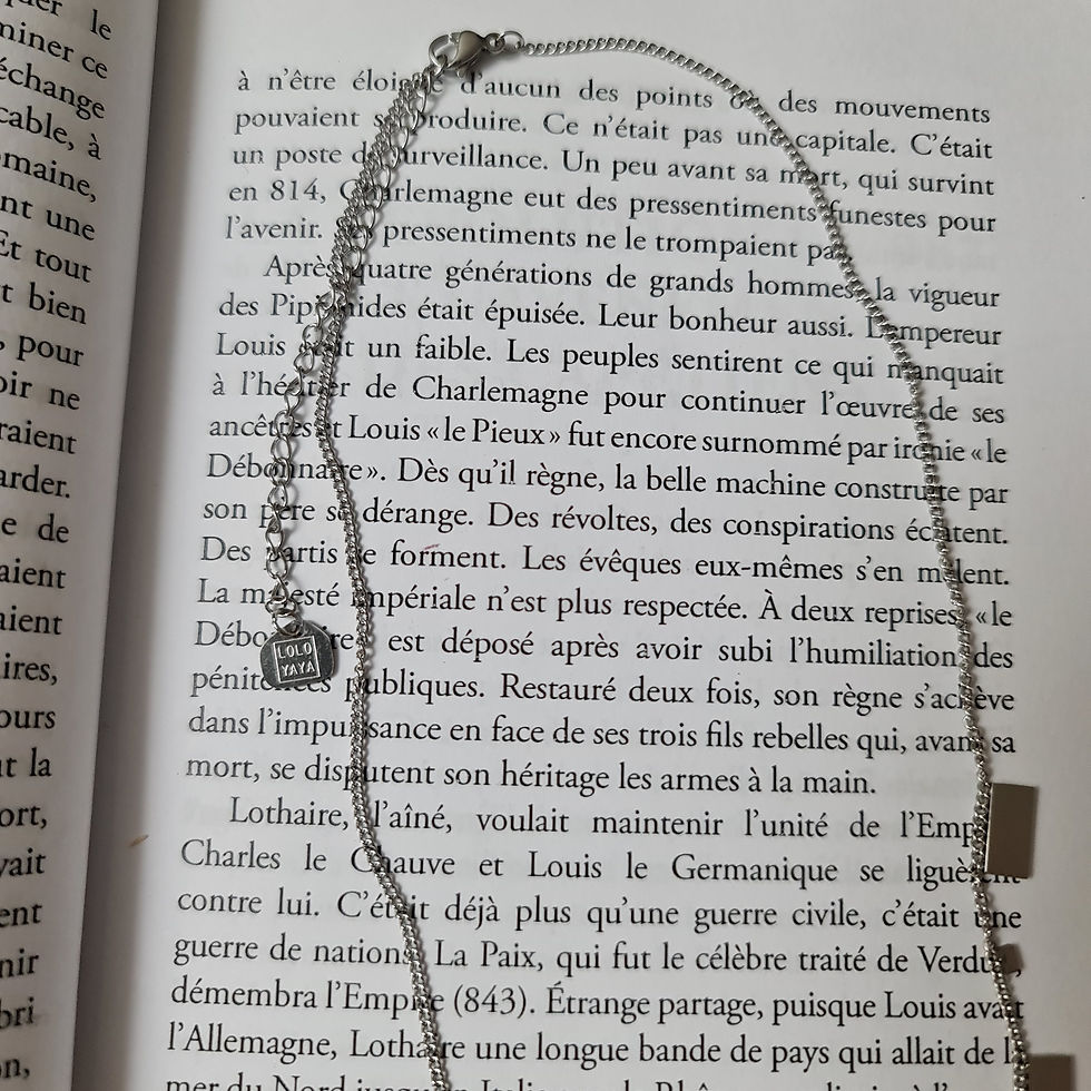 Miniature : Collier rectangle - Bonny