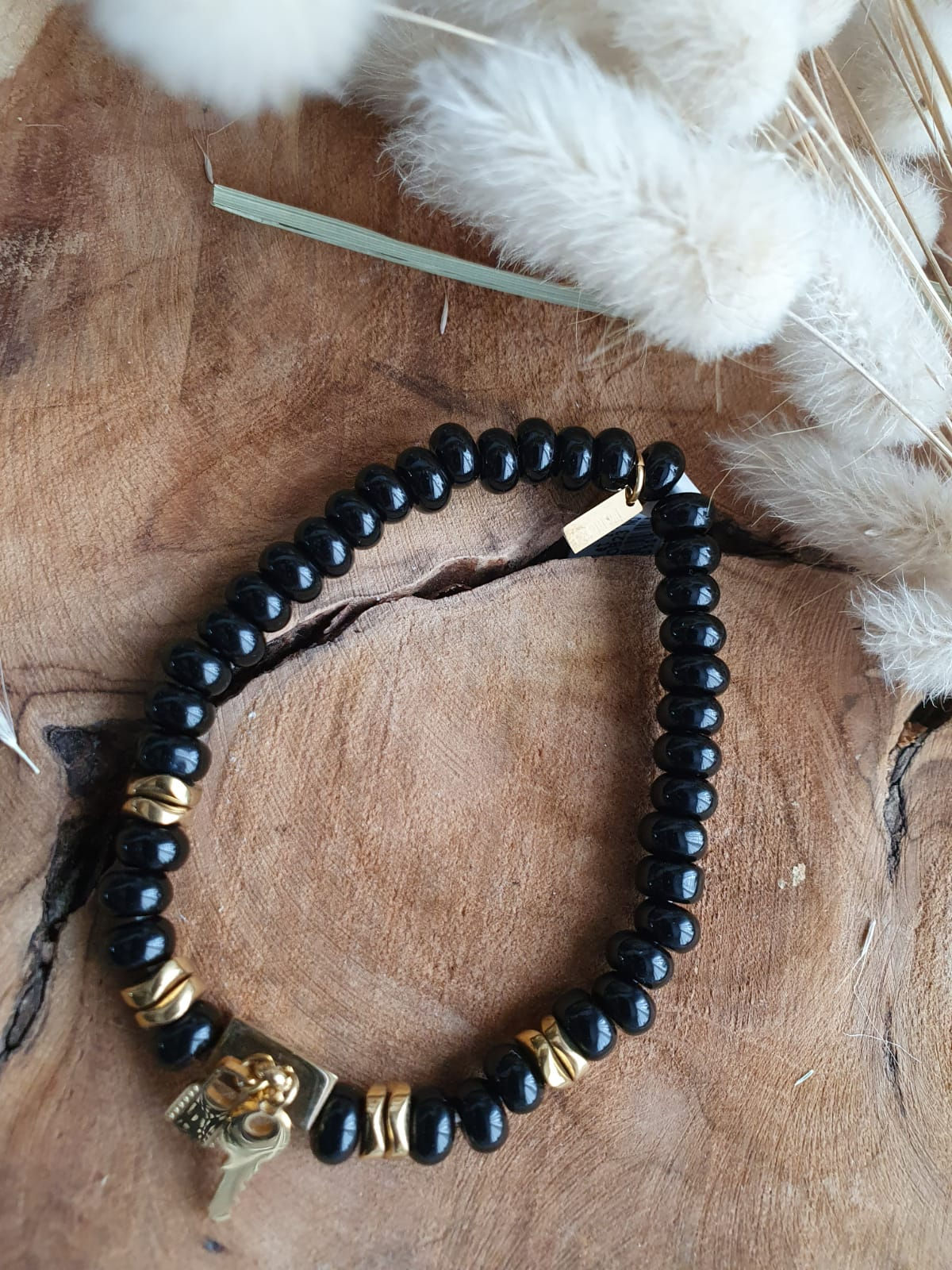 Bracelet - Milly - Pierre en Onyx