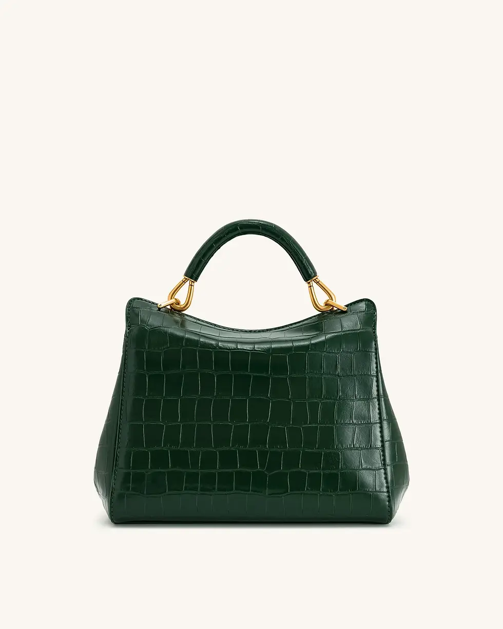 Miniatura: Lucia Classic Top Handbag - Green Croc