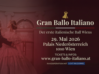 Gran Ballo Italiano 2026 – Wiener Eleganz trifft italienische Lebensfreude