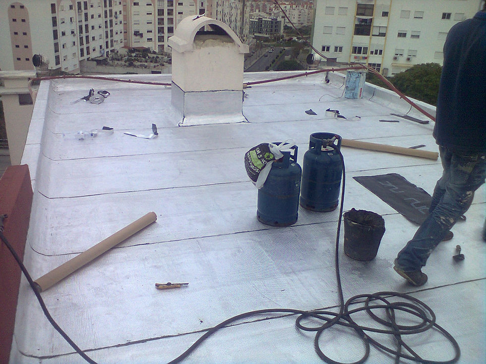 Isolamento de telhados e terraços