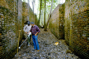 Archeologists Working on A Section of the Santee Canal