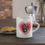 Thumbnail: Captain Waffles Heart Handle Mug - Red
