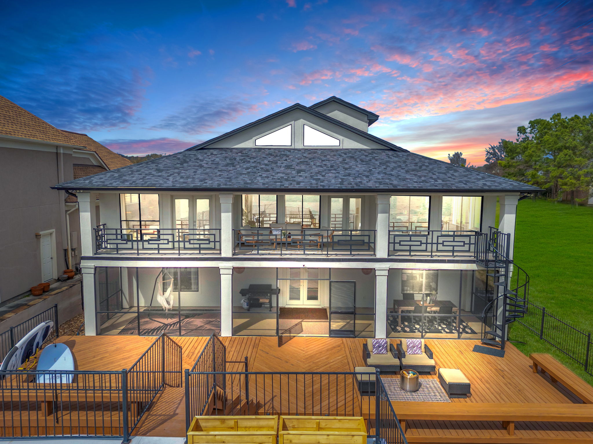 Twilight real estate photography
