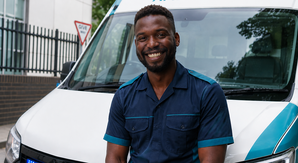 Staff attending dialysis in vehicle : professional dialysis transportation services