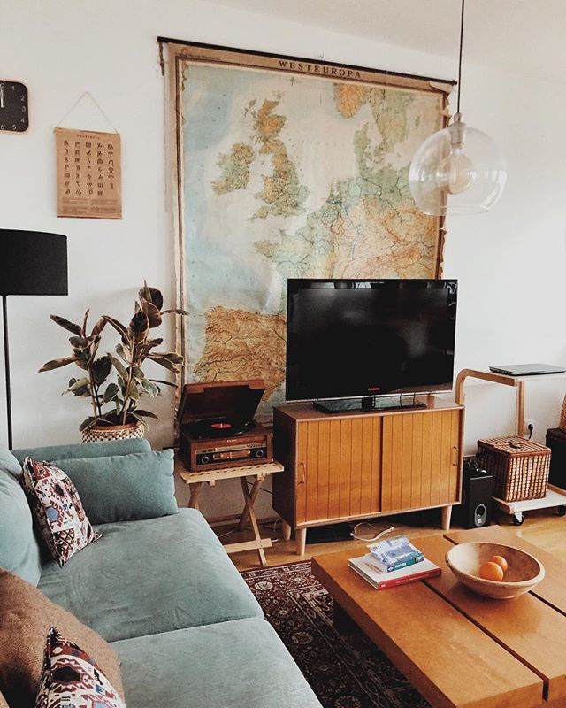 Wohnzimmer im Vintage-Look - so geht's!