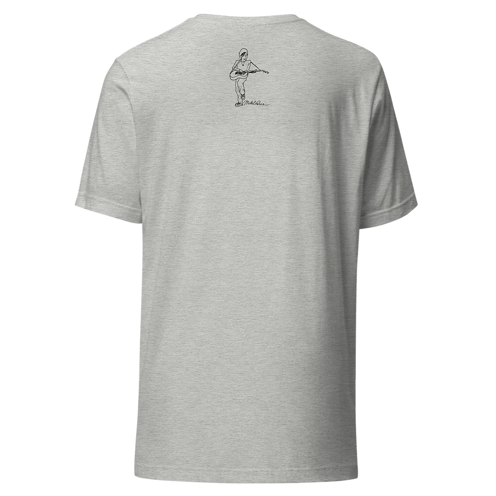 Thumbnail: GuitarDrumming Heart Unisex t-shirt