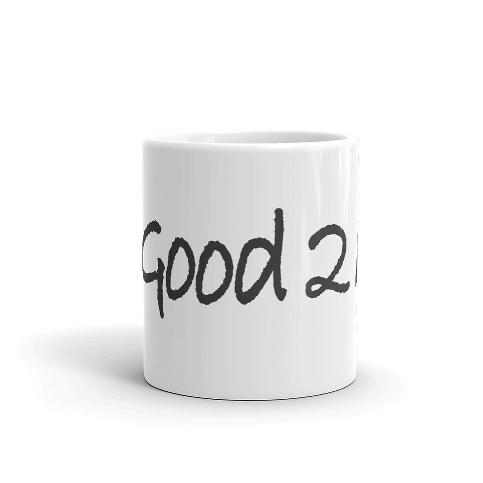 Thumbnail: B Good 2 Me White glossy mug