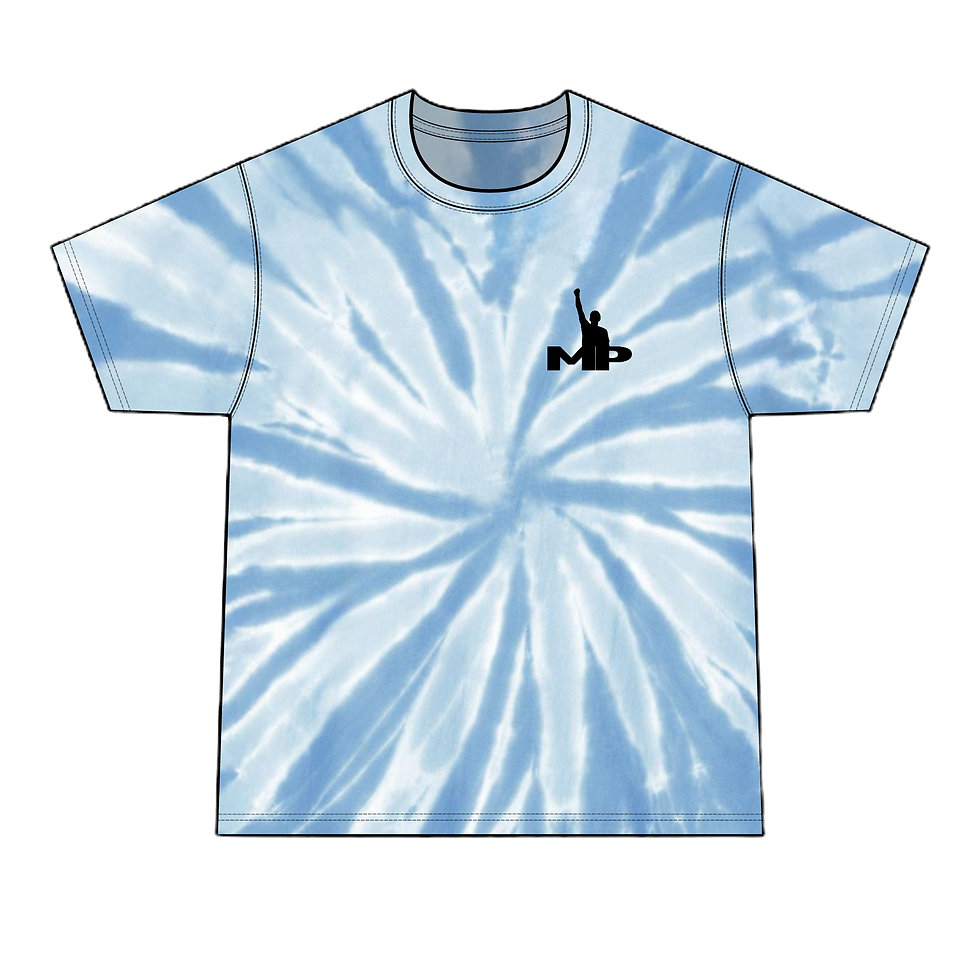 Thumbnail: Tie-Dye Tee — "MP On The Keys" Musician Graphic T-Shirt - Chest Logo