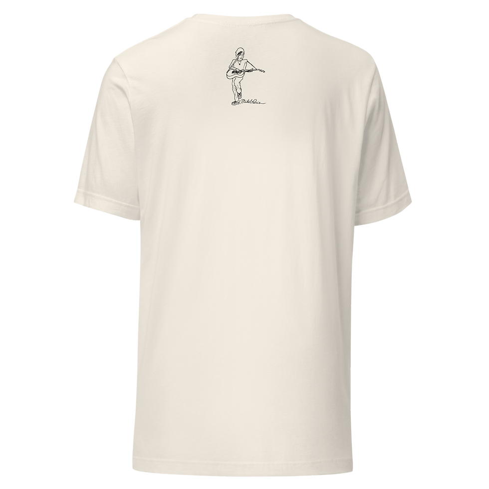 Thumbnail: GuitarDrumming Heart Unisex t-shirt