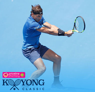Aiava starts strong, Nadal's knee okay
on opening day at Kooyong