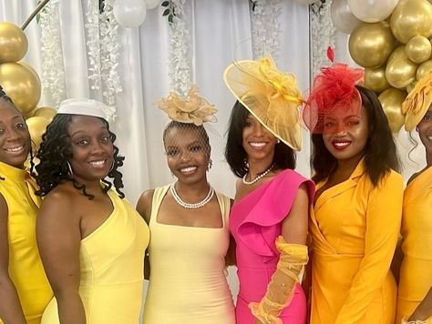 K. Symone styles a yellow with Maison Blanche Jacket