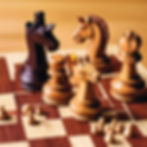 chess pieces on a board