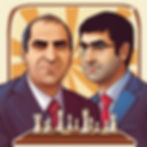Vladimir Kramnik and garry kasparov
