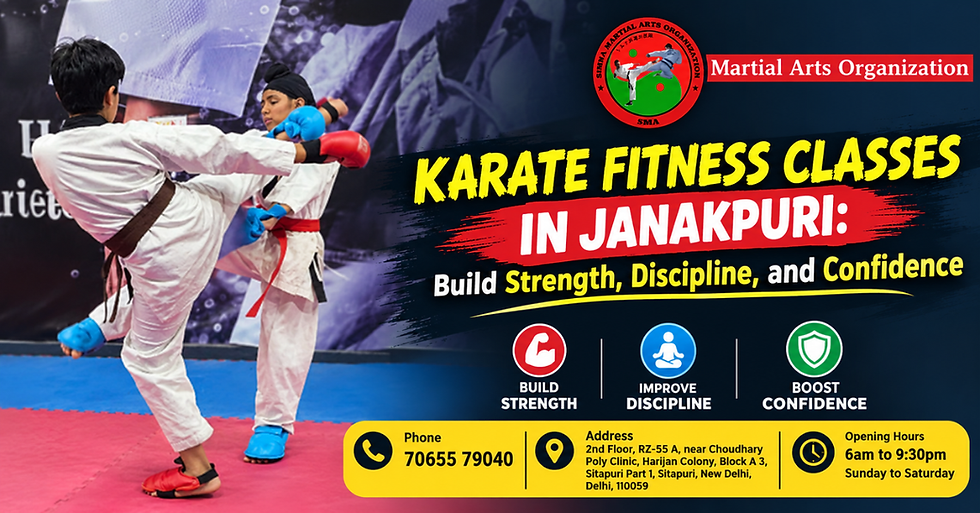 Karate Fitness Classes in Janakpuri