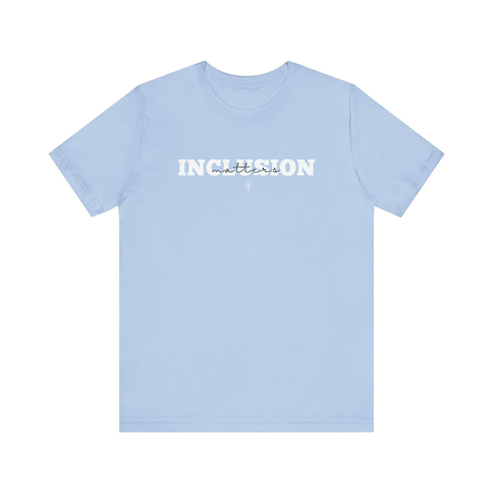 Thumbnail: Inclusion Matters Unisex Jersey Short Sleeve Tee
