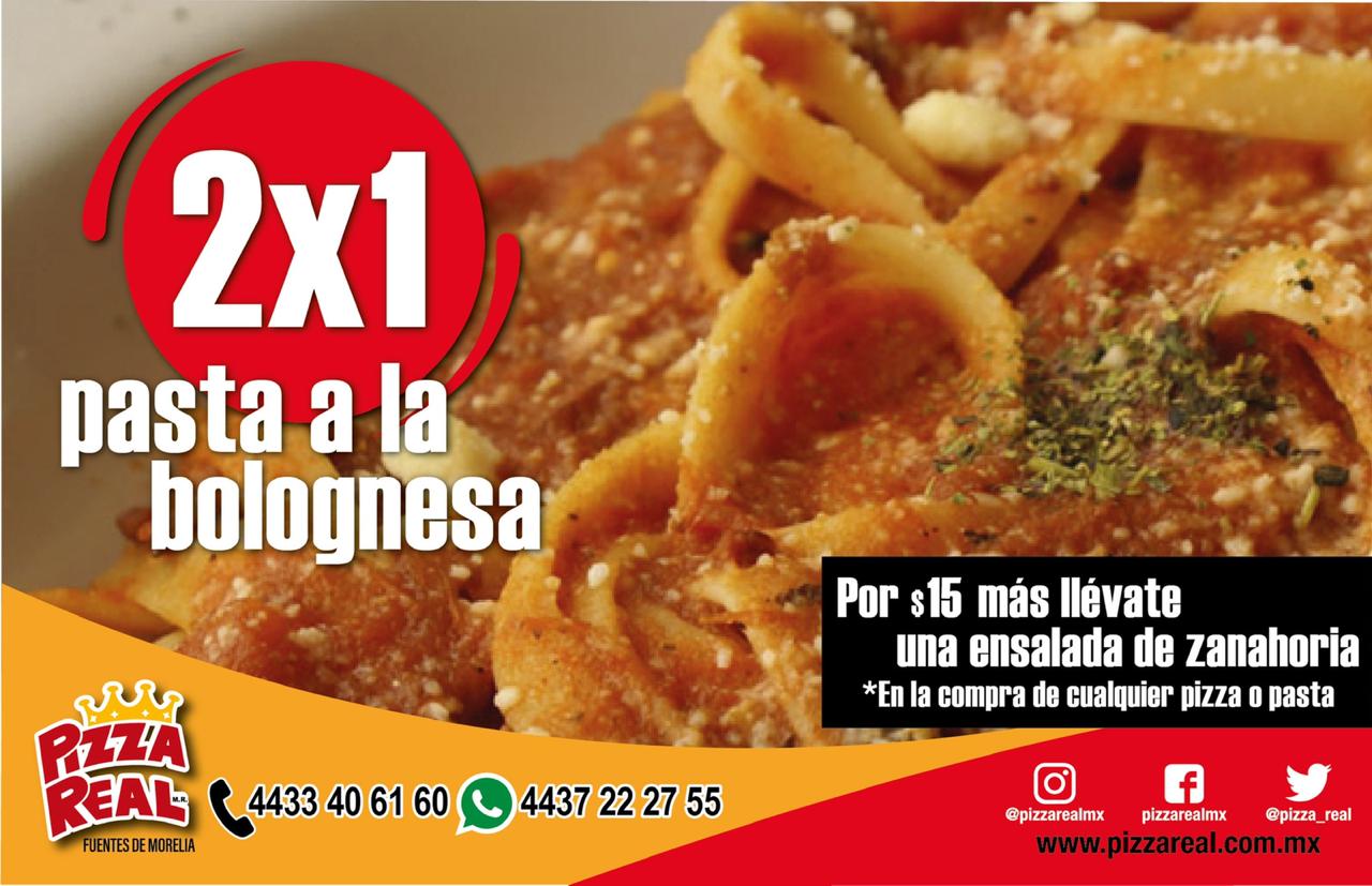 Pasta Bolognesa 2 x 1