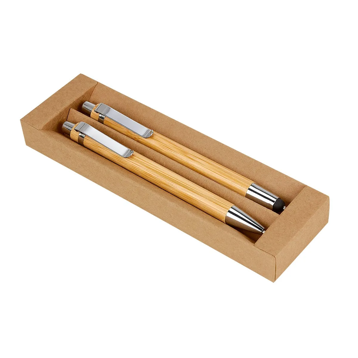 Set VERNAL de Madera con Bolígrafo y Lapicera para Escritura Dual
