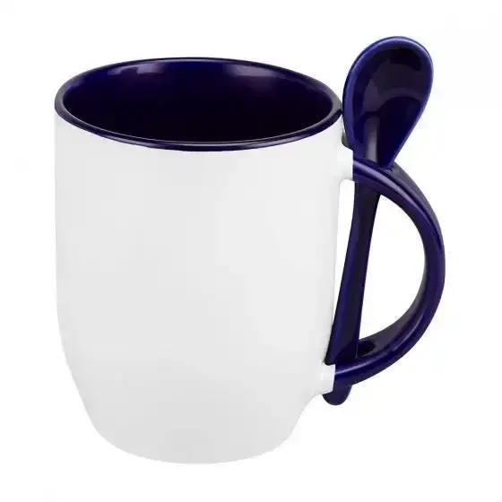 Miniatura: Taza para Sublimar Margao 11 oz con Cuchara