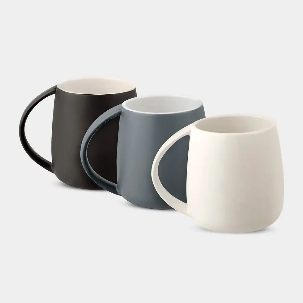 Taza MORTERATSCH de porcelana mate 13 oz