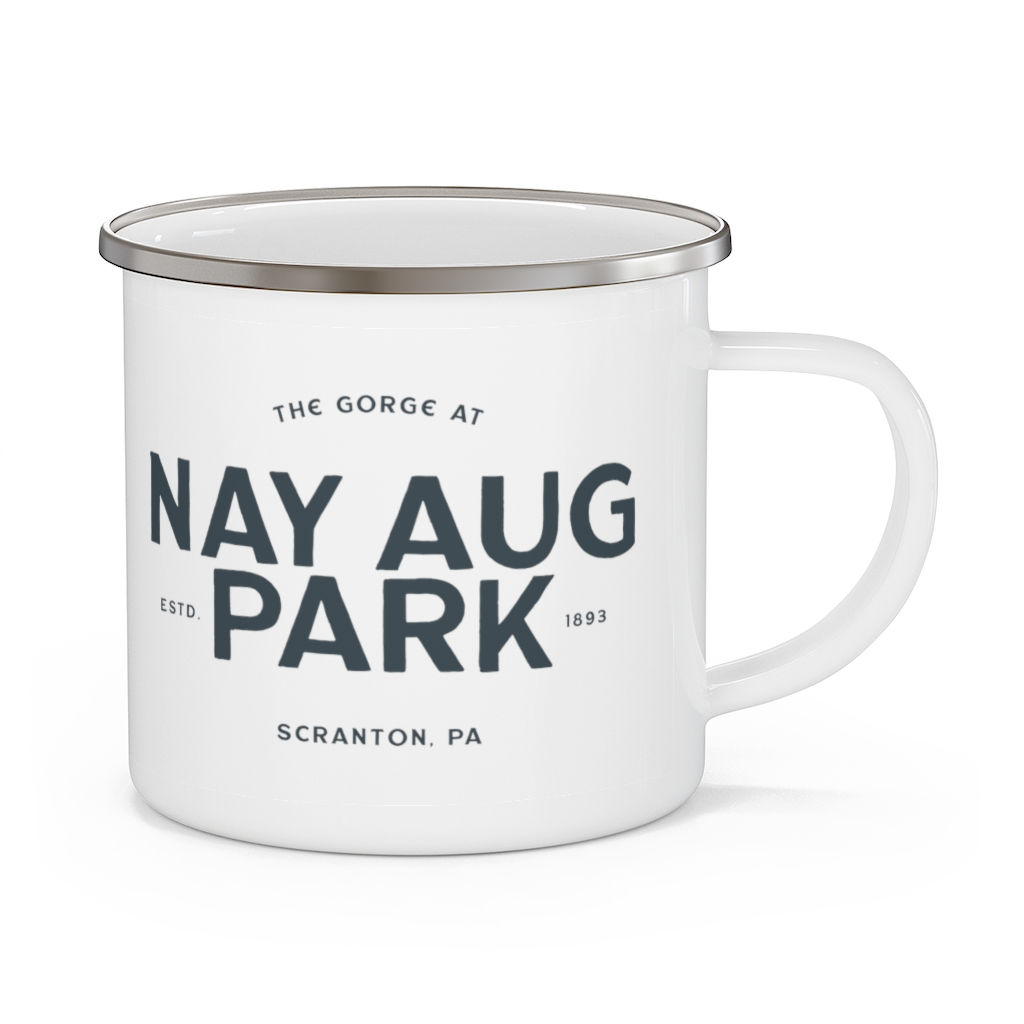 Nay Aug Park - Enamel Camping Mug (blue)