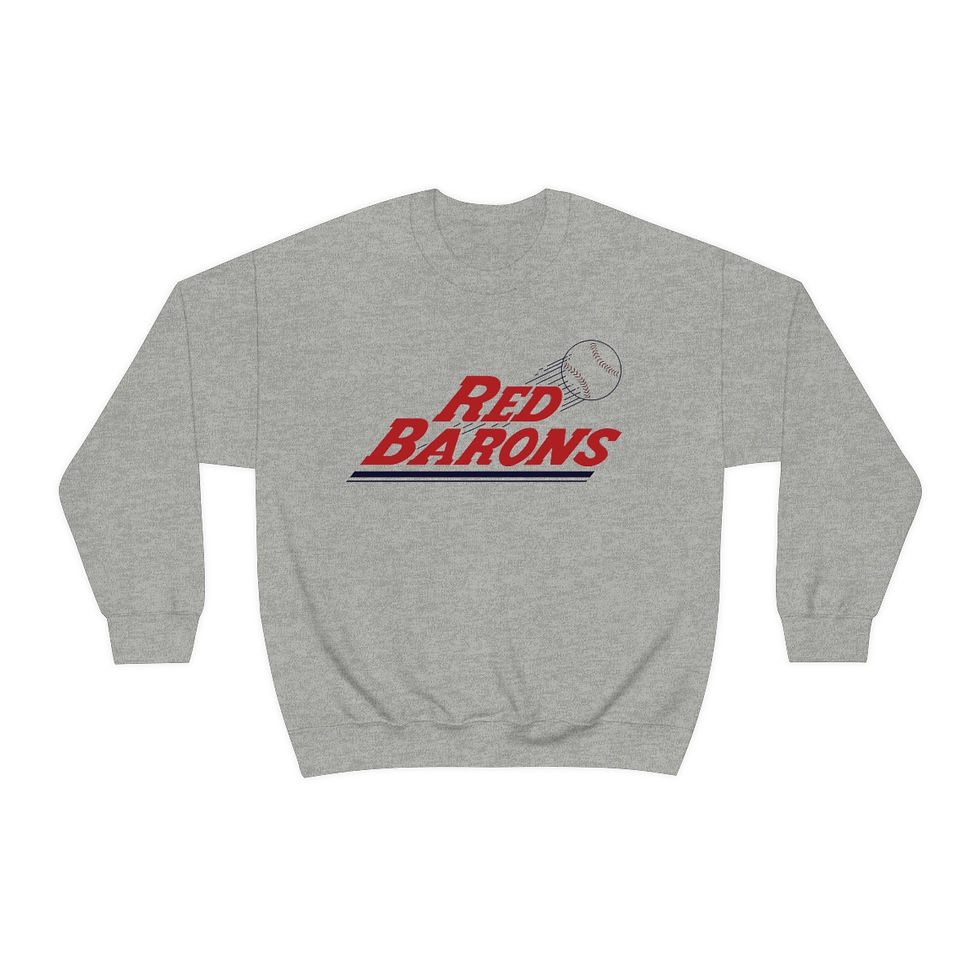 Thumbnail: Red Barons - Throwback Logo Unisex Crewneck Sweatshirt