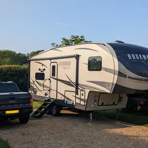 Rockwood 5th wheel and Wildtrak truck
