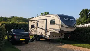 Rockwood 5th wheel and Wildtrak truck