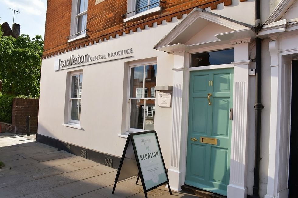 Castleton Dental Practice exterior and contact information