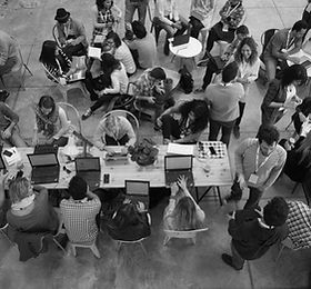 Top View of Modern Workspace