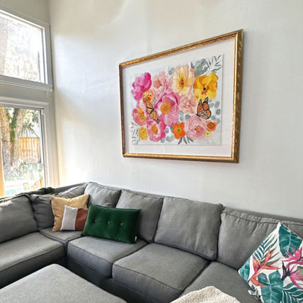home decorating with art