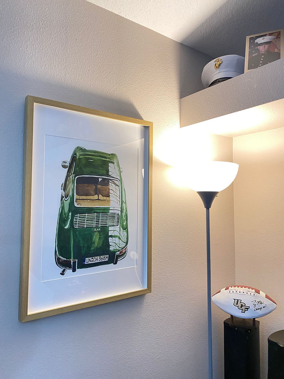 Custom Watercolor Car