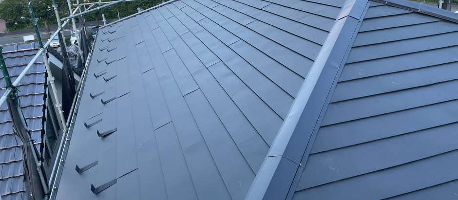 横須賀市 U様邸で屋根カバー工事を実施しました