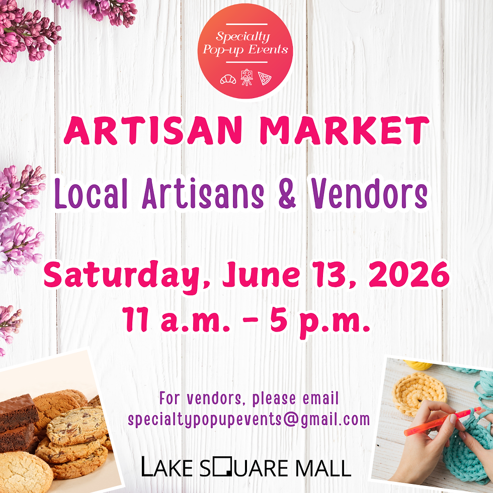 Specialty Pop-Up Craft & Artisan Market