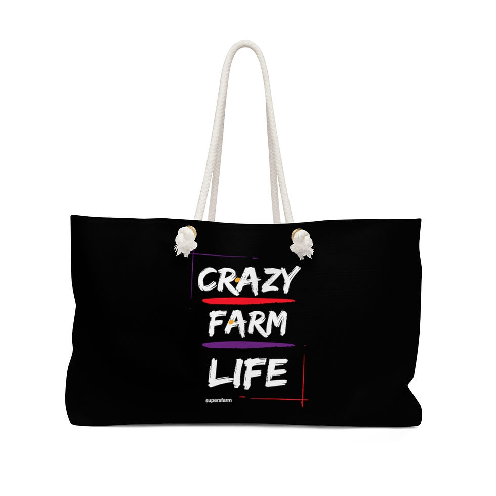 Thumbnail: Crazy Farm Life Weekender Bag